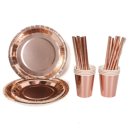 Disposable Party Supplies Tableware Set Decoration Supplies