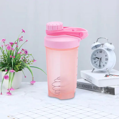 600ml Portable Protein Powder Shaker Bottle