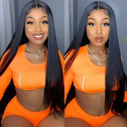 Straight 13x4 13x6 Transparent Lace Front wig