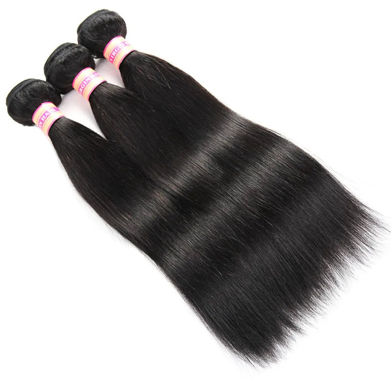 Straight Human Hair Bundles 1/3/4 Pieces Natural Black Women Cheap Remy Human Hair Extensions 10-30 Inch Bone Straight Bundles