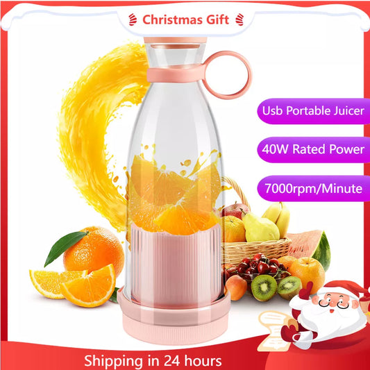 Portable Juice Bottle Mini Fast Electric Blender.