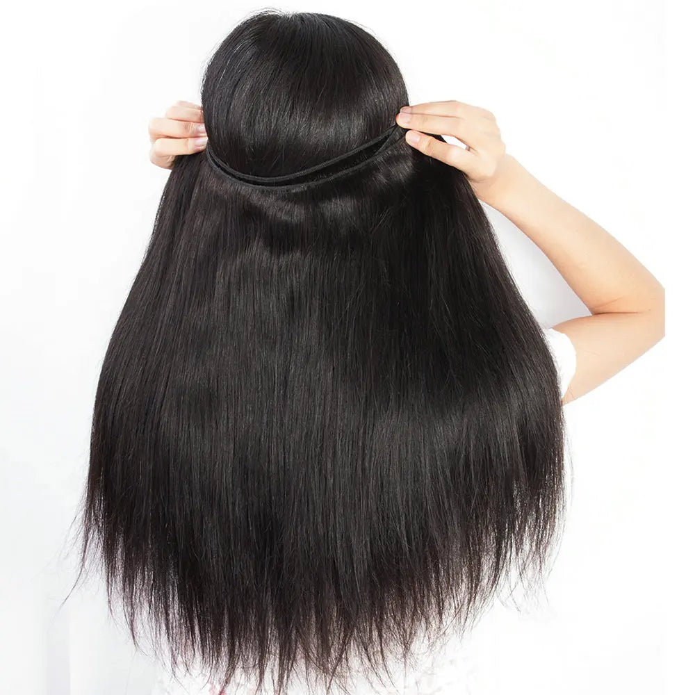 Straight Human Hair Bundles 1/3/4 Pieces Natural Black Women Cheap Remy Human Hair Extensions 10-30 Inch Bone Straight Bundles